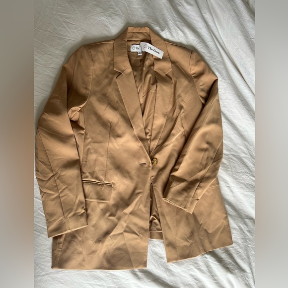 NWT The Drop Blazer in Praline - Picture 5 of 5
